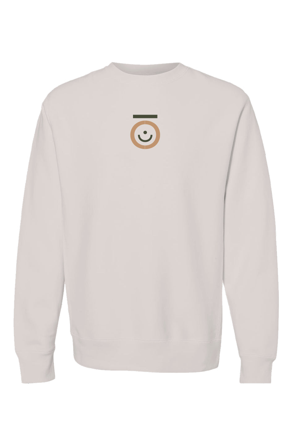 Walk Happy Heavyweight CrossGrain Crew Neck Bone