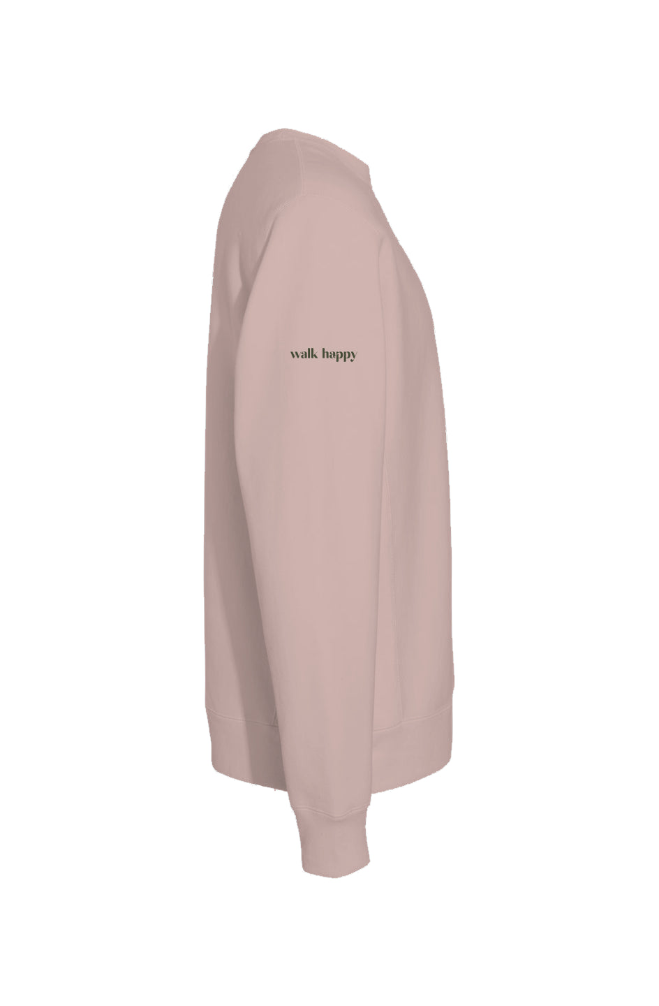 Walk Happy Heavyweight CrossGrain Crew Neck Pink