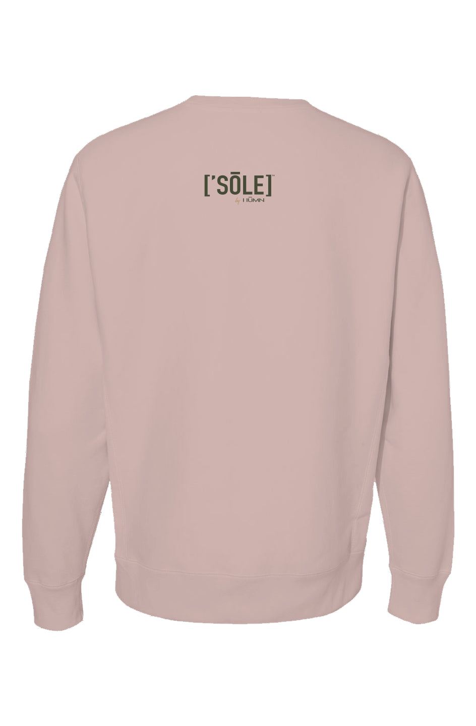 Walk Happy Heavyweight CrossGrain Crew Neck Pink