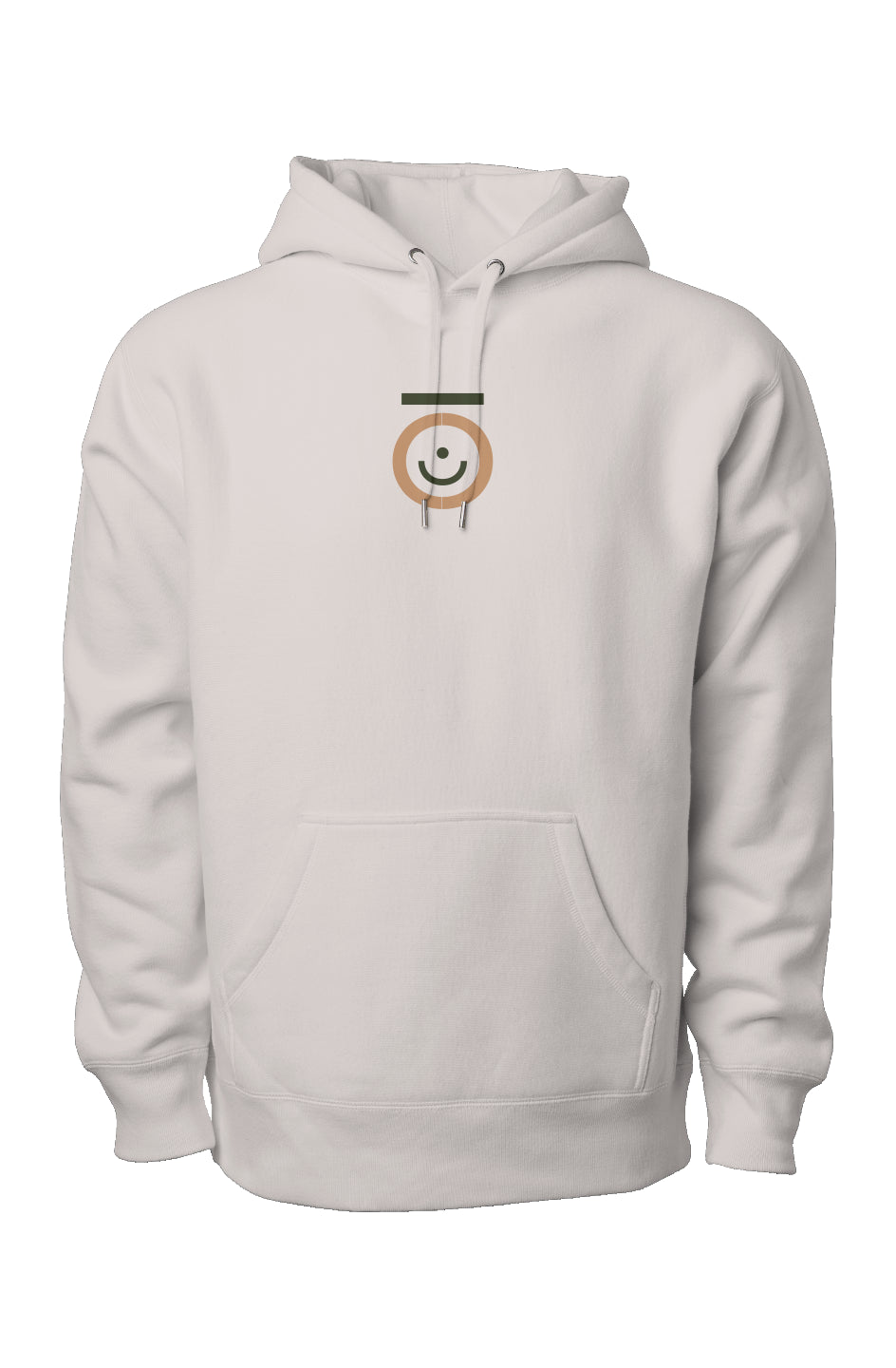 Walk Happy Heavyweight CrossGrain Hoodie Bone