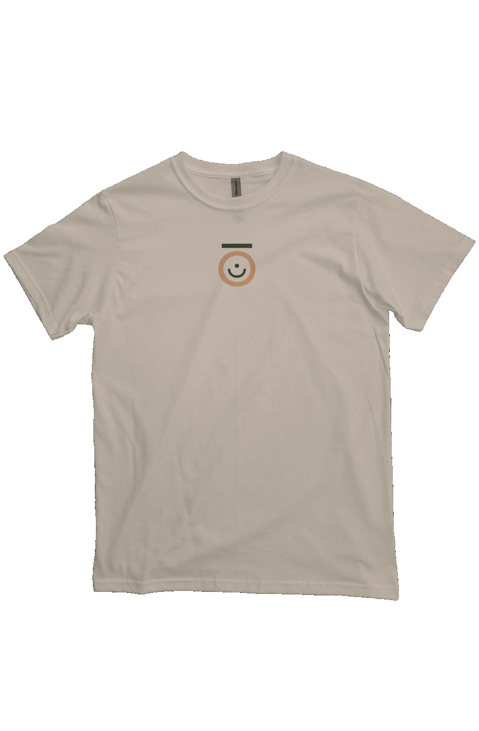 Walk Happy Heavyweight T Shirt Bone