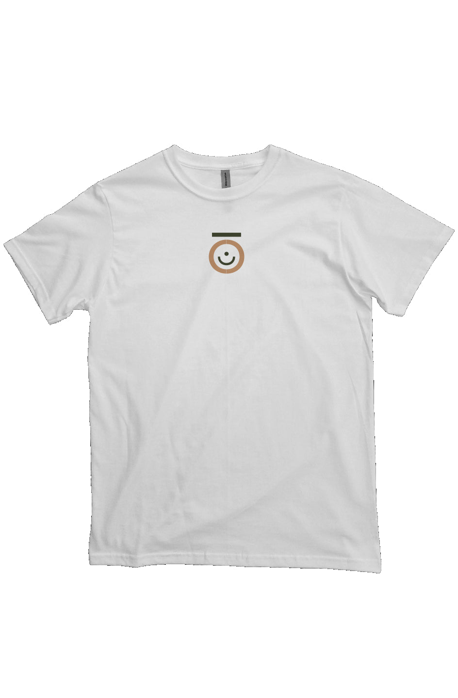 Walk Happy Heavyweight T Shirt White
