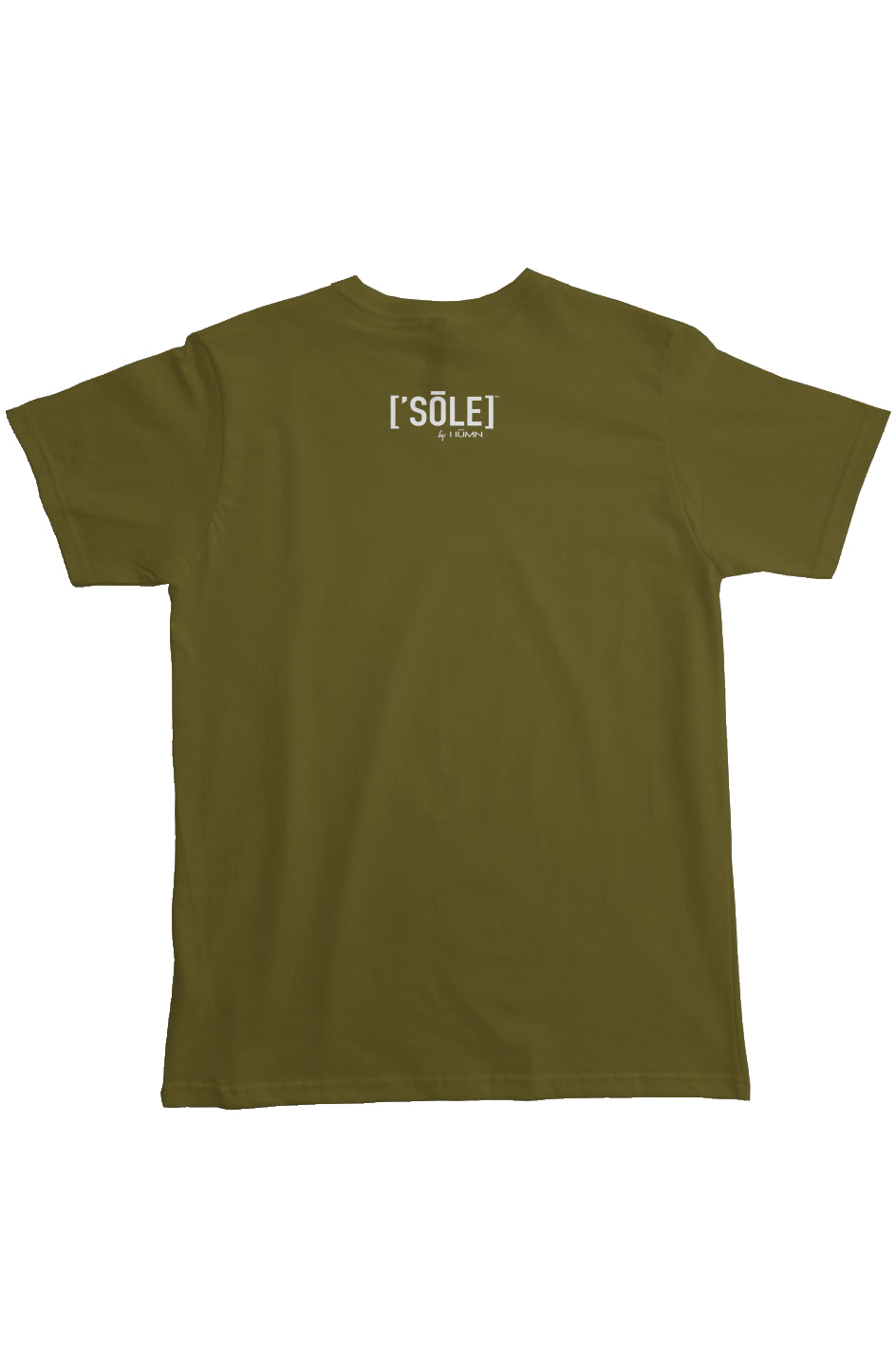 Walk Happy Heavyweight T Shirt Olive Green