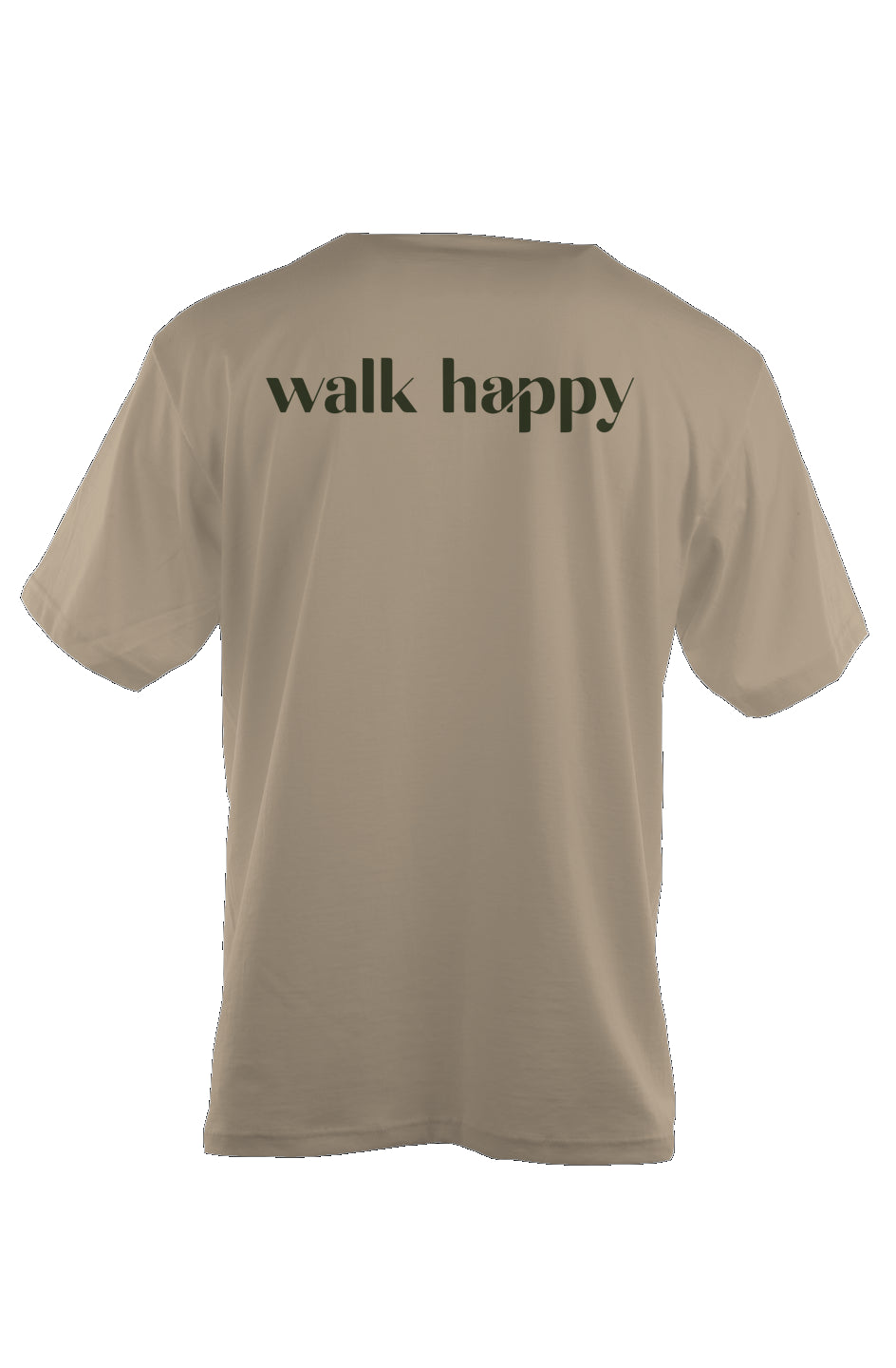 Walk Happy Oversized Heavyweight T Shirt Bone