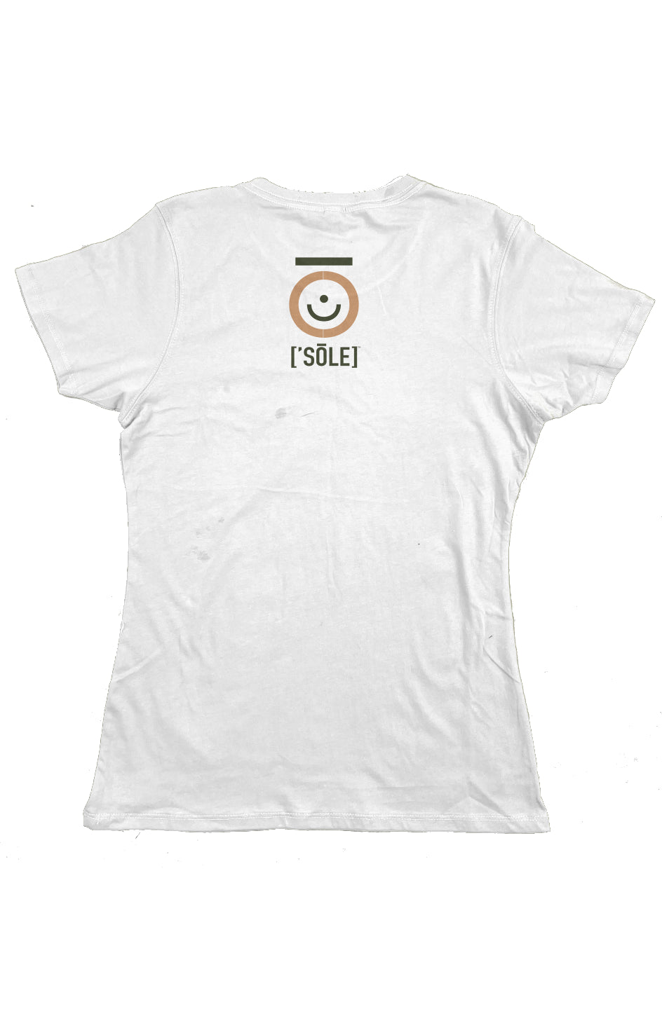 Walk Happy Womens Classic T Shirt White