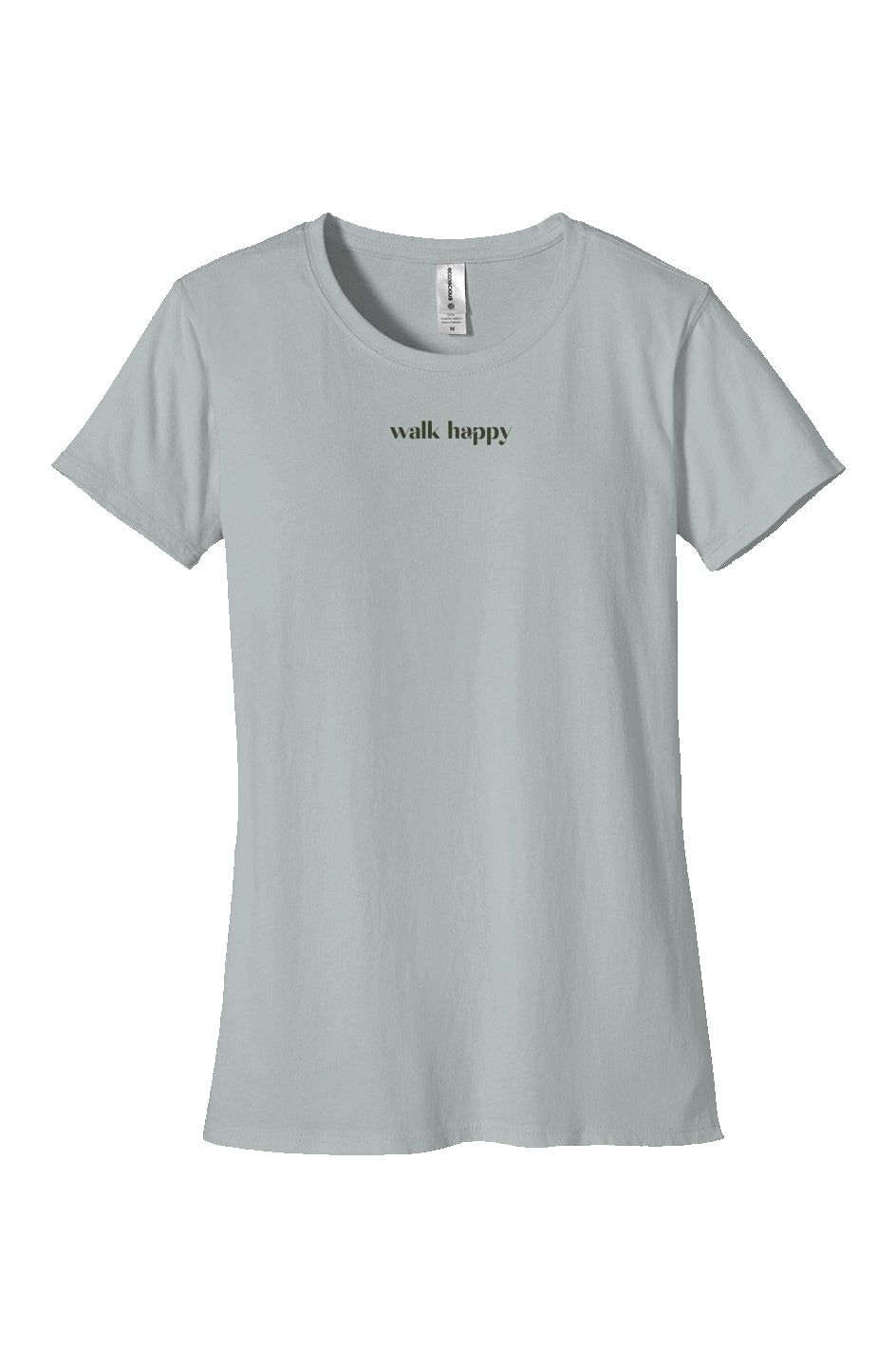 Walk Happy Womens Classic T Shirt Sky