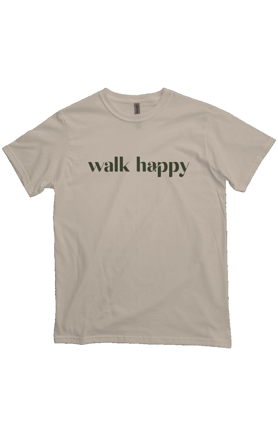 WALK HAPPY HEAVYWEIGHT T-SHIRT BONE